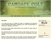 Tablet Screenshot of candacecolt.com